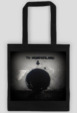 To wonderland - torba - czarna