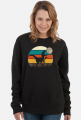 bluza damska z nadrukiem retro tyranozaur
