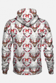 Bluza z Kapturem Świąteczna Renifery