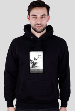 Lets do something stupid - bluza z kapturem - czarna