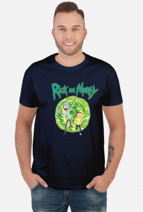 Koszulka Męska Rick and Morty