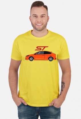 Ford focus mk2 st pomarańczowy koszulka