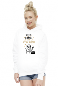 Bluza damska- Keep calm and stay home