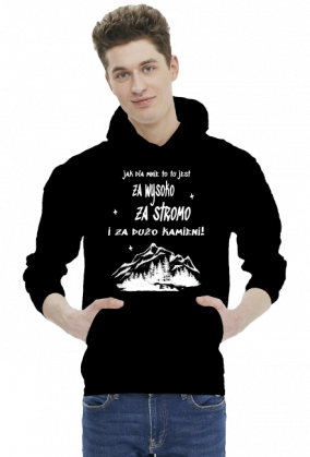 Bluza męska górska- ZA STROMO- Góry, mountains