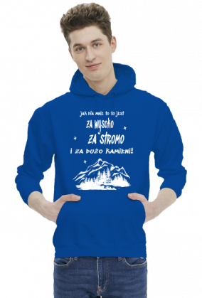 Bluza męska górska- ZA STROMO- Góry, mountains