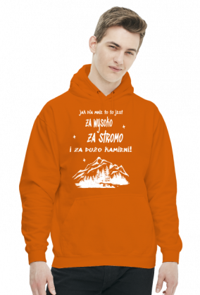 Bluza męska górska- ZA STROMO- Góry, mountains