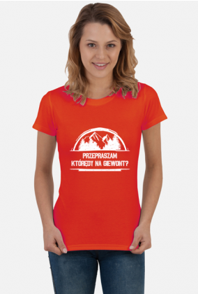 Koszulka damska górska- GIEWONT- Góry, mountains