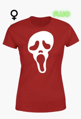 KRZYK Koszulka Damska Fluorestencyjna