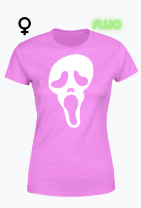 KRZYK Koszulka Damska Fluorestencyjna