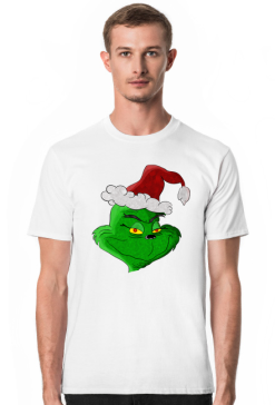 Świąteczna koszulka męska| Grinch