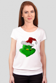 Świąteczna koszulka damska| Grinch