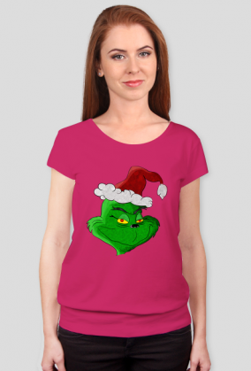 Świąteczna koszulka damska| Grinch