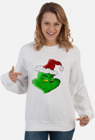 Świąteczna bluza damska| Grinch