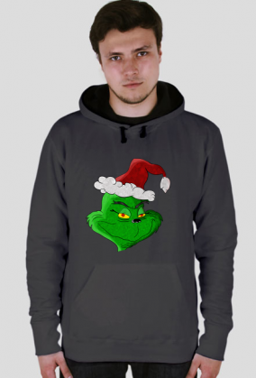 Świąteczna bluza męska| Grinch