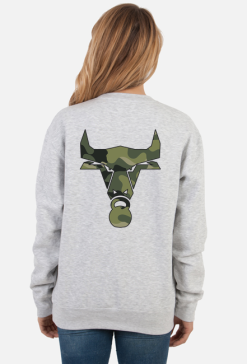 Bluza UNISEX Szara + Logo Moro