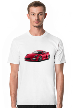 Porsche 718 koszulka męska