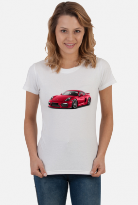 Porsche 718 koszulka damska