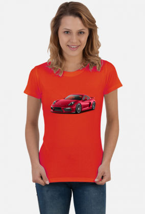 Porsche 718 koszulka damska
