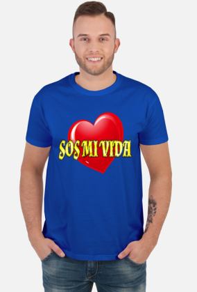 KOSZULKA MĘSKA ,,SOS MI VIDA,,