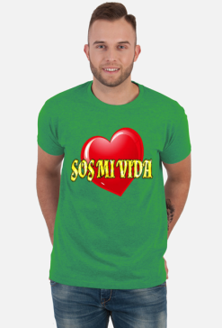 KOSZULKA MĘSKA ,,SOS MI VIDA,,