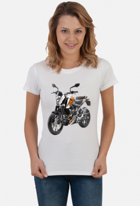 Motocyl KTM 200 koszulka damska