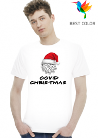T-shirt męski "Covid Christmas"