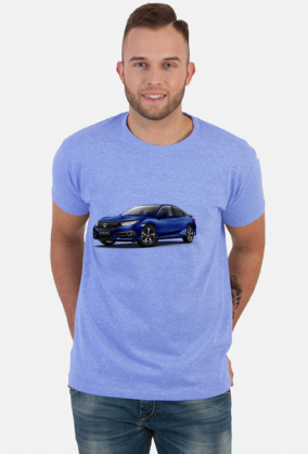 Honda Civic koszulka męska z Hondą