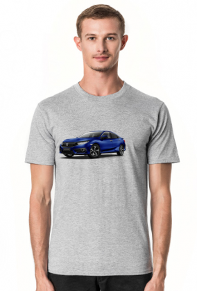 Honda Civic koszulka męska z Hondą