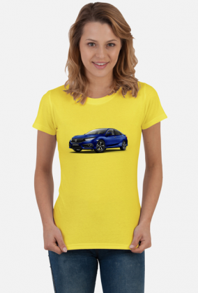 Honda Civic koszulka damska z Hondą