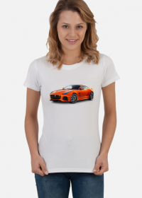 Jaguar F-Type koszulka damska z Jaguarem