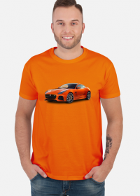 Jaguar F-Type koszulka męska z Jaguarem