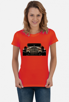 Maybach Zeppelin koszulka damska samochód zabytkowy