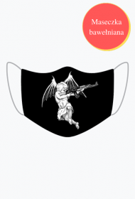Maseczka Anioł z kałachem