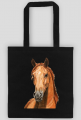 Portret koń kasztan