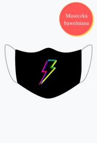 Maseczka piorun kolorowy Strajk kobiet