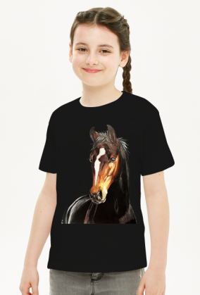 Portret koń kary