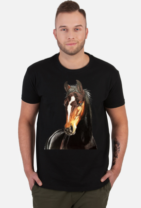 Portret koń kary