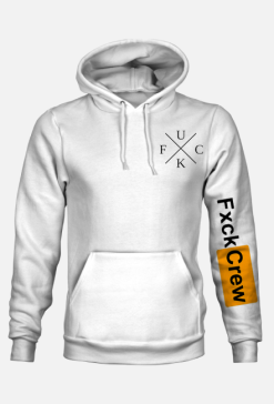 BLUZA biała FUCK CREW