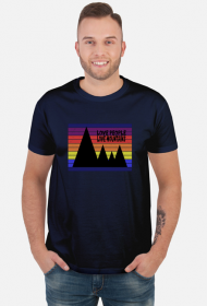 Koszulka męska górska- LOVE PEOPLE LOVE MOUNTAINS