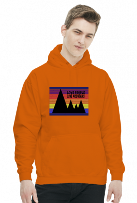 Bluza męska górska- LOVE PEOPLE LOVE MOUNTAINS
