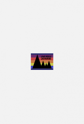 Koszulka damska górska- LOVE PEOPLE LOVE MOUNTAINS