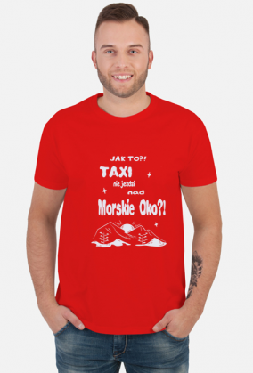 Koszulka męska górska- TAXI NAD MORSKIE OKO Góry, mountains