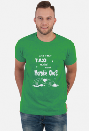 Koszulka męska górska- TAXI NAD MORSKIE OKO Góry, mountains