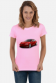 Tesla Model S koszulka damska
