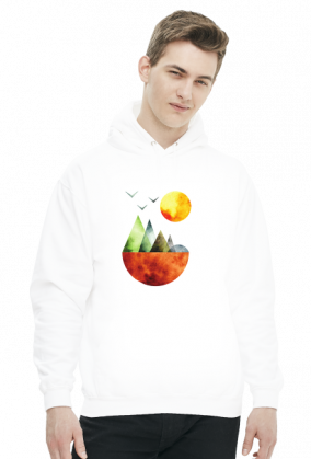 Bluza męska górska- SŁOŃCE I GÓRY mountains