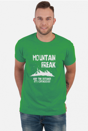 Koszulka męska górska- MOUNTAIN FREAK Góry, mountains
