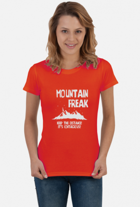 Koszulka damska górska- MOUNTAIN FREAK Góry, mountains