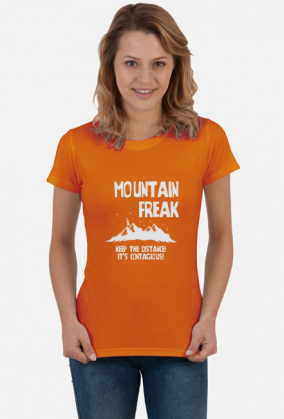 Koszulka damska górska- MOUNTAIN FREAK Góry, mountains