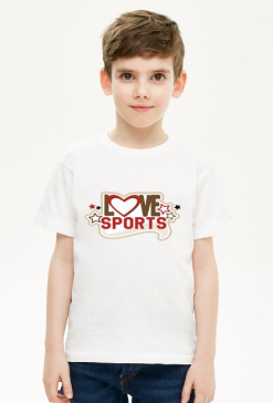 KOSZULKA CHŁOPIĘCA ,,LOVE SPORTS,,