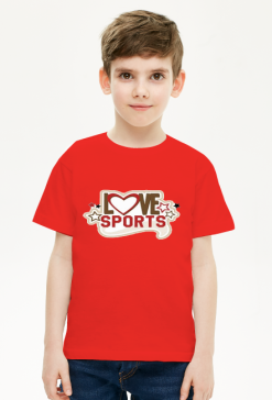 KOSZULKA CHŁOPIĘCA ,,LOVE SPORTS,,